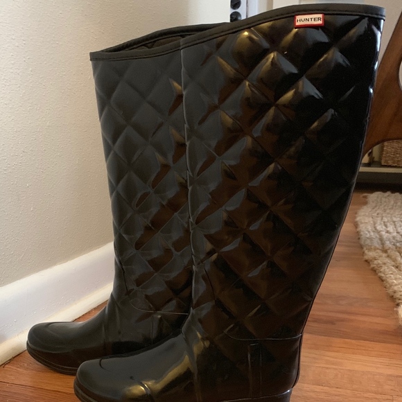 Women's Hunter Original Quilted Gloss Rain Boot - Picture 1 of 1